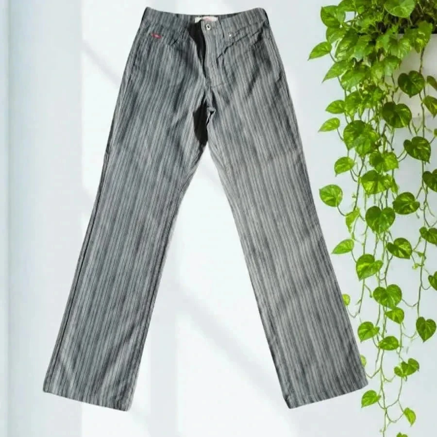 Lee Cooper Angel Pants – Straight Fit Striped -high waist - excellent condition – photo 9